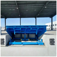 Rampe de chargement hydraulique fixe pour quai de chargement, plateforme de chargement et de déchargement pour entrepôt, pour camions porte-conteneurs