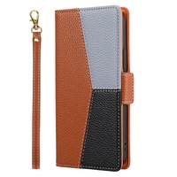 Casing Dompet Kulit PU untuk iPhone 11 12 13 Promax, Sarung Lipat Kulit PU untuk iPhone 13 14 15 16 Promax