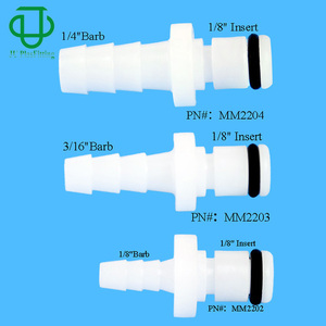 JU Acetal <span class=keywords><strong>1</strong></span>/<span class=keywords><strong>8</strong></span> скорость потока мягкая резиновая штуцер для шланга прямая сквозь БЫСТРОРАЗЪЕМНАЯ муфта фитинги - Product Image 2