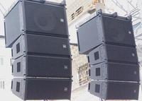 Sistema de Sonido Profesional para Exteriores VANT H2 Home Theatre System Active Line Array, Altavoz de Madera Contrachapada de 500W, Negro, para Conciertos Musicales, 10 Pulgadas