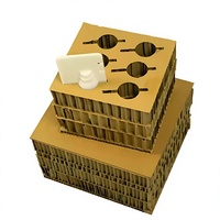 Plateau en carton alvéolé personnalisé, haute résistance aux chocs, emballage ondulé écoénergétique, vente en gros
