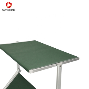 الألومنيوم للطي شاطئ الشمس سرير صالة الشاطئ كرسي للشاطئ مع سقف - Product Image 5