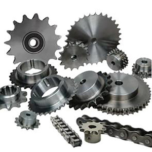 Công nghiệp băng tải xe gắn máy Xích Châu Âu/Mỹ tiêu chuẩn nông nghiệp Duplex Triplex côn mang Con lăn chuỗi sprockets - Product Image 2