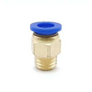 Raccord pneumatique YIIDNN PC, connecteur rapide droit fileté, filetage mâle 4mm-12mm, 1/8-1/2, pour tuyau de compression - Product Image 4