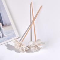 Bâton diffuseur d'arômes en fibre de 5 cm, motif Dahlia, sans flamme, pour diffuseur d'intérieur, accessoires d'aromathérapie