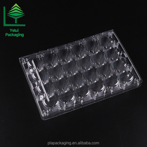 Plateau rigide CPET à charnière jetable pour 24 œufs <span class=keywords><strong>de</strong></span> <span class=keywords><strong>caille</strong></span> et <span class=keywords><strong>de</strong></span> pigeon, idéal pour les fermes avicoles - <span class=keywords><strong>Prix</strong></span> bas - Product Image 3