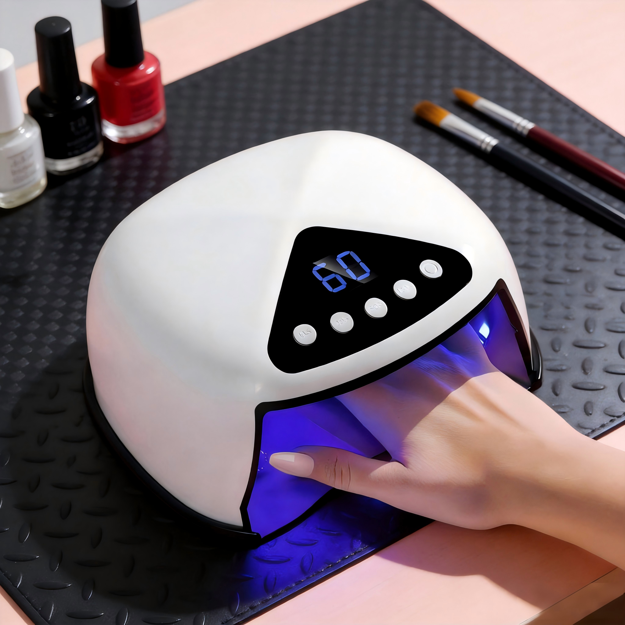 Lampe Uv Ongles Uv Led Nail Lamp Professional Home Salon 4-Mode Uv Light Lamp for Nail