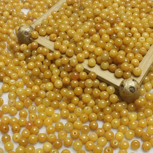 6Mm 8Mm 13Mm Natuurlijke Gele Jade Kralen Glad Rond Echt Geel Jade Losse Kralen Voor Diy Sieraden - Product Image 2