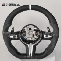 Nouveau volant tout cuir pour BMW Série 1 à 7 et Série X Compatible avec les modèles F10 F30 F02 F15 E70 E71 E90 E93