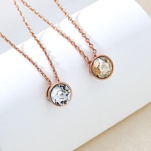 Pendentif pierre <span class=keywords><strong>de</strong></span> <span class=keywords><strong>naissance</strong></span> Mylove 12 mois <span class=keywords><strong>de</strong></span> <span class=keywords><strong>naissance</strong></span> breloque pierre zircon <span class=keywords><strong>couleur</strong></span> or cadeau d'anniversaire collier pendentif ensemble bijoux pour femmes - Product Image 4