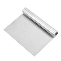 Grattoir en acier inoxydable pour la pâte à pain et les nouilles de riz, outil de cuisson, vente en gros d'usine, compatible avec les aliments