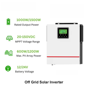 12V/24V 1000W-1500W ระบบไฮบริดพลังงานแสงอาทิตย์แบบออฟกริด MPPT ช่องสัญญาณเดียว ประสิทธิภาพสูง NMS(1000w-1500w) - Product Image 2