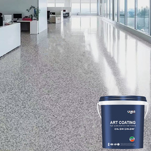 Peinture de sol en sable coloré époxy à faible coût, écologique et non toxique, lisse et antidérapante - Product Image 1