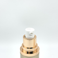Offre Spéciale de luxe Golden Stairs Pompe et couvercle 35ml Fond de teint Golden Gradient Bouteille en verre