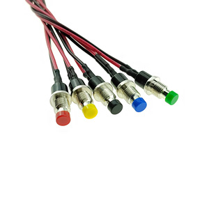 <b>Push</b> <b>Button</b> <b>Switch</b> 7mm 12V 1NO Full Illuminated Self Resetting For Car Motorcycle Modification - Product Image 2