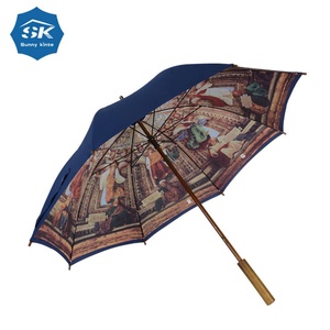 Windproof 23 Inch Automatic Opening Straight <b>Umbrella</b> Royal Walk Windproof Large <b>Umbrella</b> for Rain Sun - Product Image 1