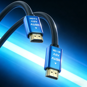 Câble HDTV haute vitesse 4K 60Hz <span class=keywords><strong>HDMI</strong></span> 2.0 1,5 m plaqué or pour téléviseur, ordinateur portable, moniteur, projecteur - Product Image 5