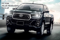 VLAND — phare avant complet à LED, avec clignotant séquentiel, feu frontal DRL, pour TOYOTA HILUX, REVO, ROCCO, 2015, 2019