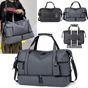 Multifunctional Fitness Travel <b>Bag</b> Dry Wet Separation Independent Shoe Compartment Lightweight Portable <b>Overnight</b> <b>Bag</b> - Product Image 2