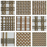 Panneaux en maille métallique tissée décoratifs |   Maille architecturale pour murs intérieurs, plafonds, façades, cloisons et design de luxe