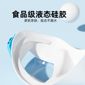 Ensemble masque et tuba de plongée en plastique anti-buée, ajustement standard, équipement de natation et de plongée pour adulte - Product Image 2