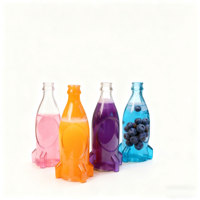 Bouteille en verre électroplaqué laser, bouteille en verre couleur arc-en-ciel irisé, vase décoratif pour la maison, la fête, ou comme ornement de table