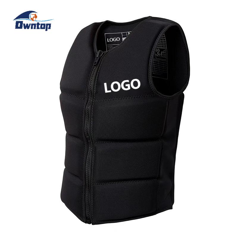 Despertador unissex de jato, colete de espuma de pvc para esportes aquáticos, natação, adultos, personalizado, neoprene pfd