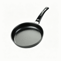 Ensemble de poêles à frire FLEY en acier inoxydable, économique, à fond plat, ustensiles de cuisson en fer avec poignée stable, adaptés aux cuisinières à gaz domestiques
