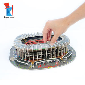 هدايا لنادي كرة القدم للمشجعين، أحجية ملعب كرة قدم ثلاثية الأبعاد على شكل معالم معمارية شهيرة - Product Image 5