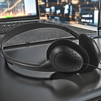 Casque filaire pas cher, casque filaire supra-auriculaire pour PC, casque de jeu pour ordinateur, casque de jeu avec micro