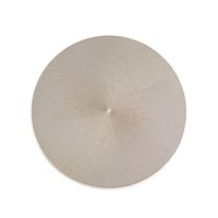 Set de table carré en PVC en forme de moulin à vent rotatif, résistant à la chaleur, style luxe léger, couleur unie, pour hôtels et usage domestique