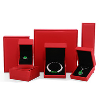 Boîte à bijoux de luxe en cuir PU brossé rectangulaire avec logo personnalisé gravé 2025 – Coffret cadeau très prisé
