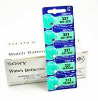 Baterías de Reloj de Óxido de Plata 337 Sr416sw de 1.55V de Alta Calidad con Envío Económico para Sony Murata Maxell