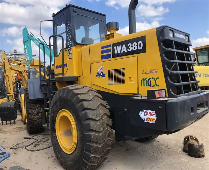 High quality Excellent condition used komatsu wa380 wheel loader for sale