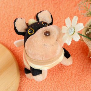 Internet ünlü arı yavru <span class=keywords><strong>DIY</strong></span> peluş oyuncak sevimli bez bebek stres giderici için anahtarlık kolye işlemeli ayı - Product Image 4