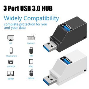 Xách tay <span class=keywords><strong>USB</strong></span> 3.0 <span class=keywords><strong>Adapter</strong></span> Hub với 3 cổng cho bàn phím và điện thoại di động đĩa cứng DC đầu ra cho điện thoại di động - Product Image 2