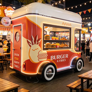 Nuevo Modelo 2026, Camión de Comida Eléctrico Multifuncional de Lujo, Remolque de Catering Móvil Personalizado para Café, Helados y Hot Dogs - Product Image 1