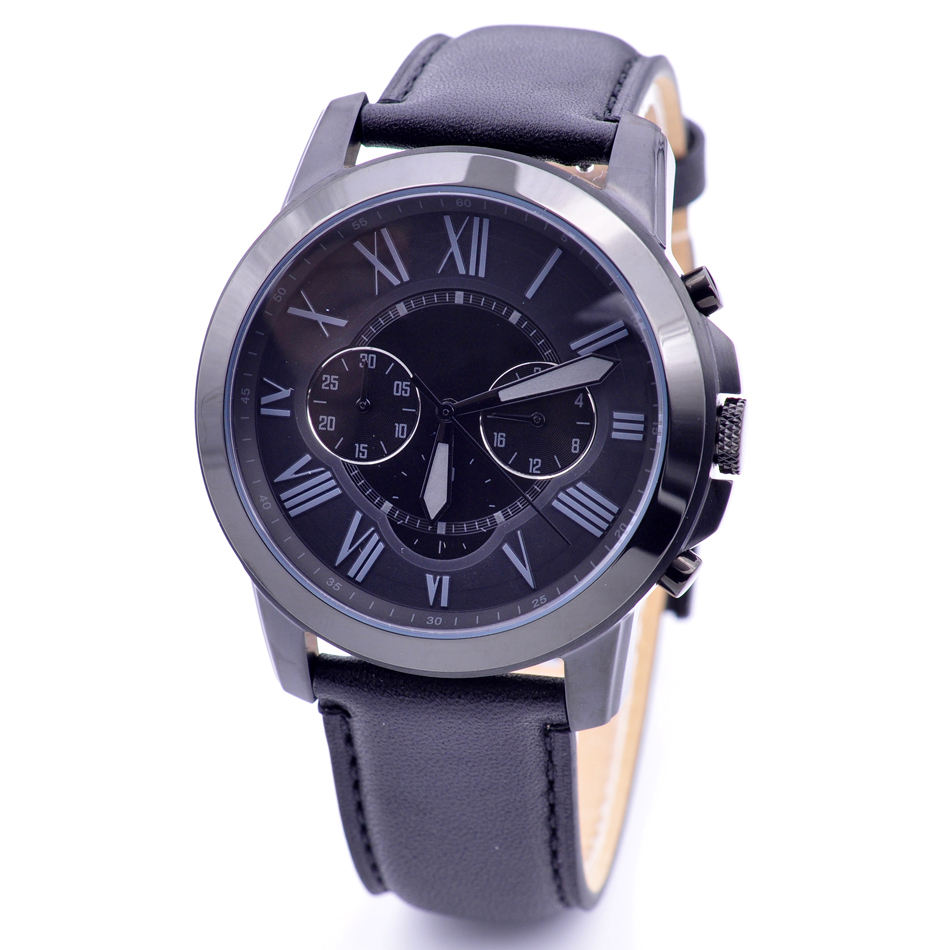 Relojes de pulsera de alta calidad para hombre, relojes de pulsera  originales de cuarzo, relojes de pulsera de marca de cuero con caja
