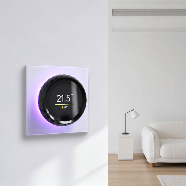 Becasmart BVRF-L002-ZB 1.6 Inch Easy Install Zigbee Energy Saving Smart Thermostat for VRF air Conditioning Systems