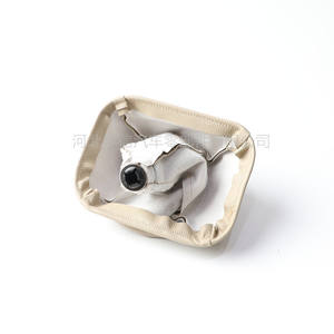 Couvre-poignée de levier de vitesse en cuir PU beige ergonomique pour voiture Chery, avec protection anti-poussière pour automobile Chery - Product Image 3