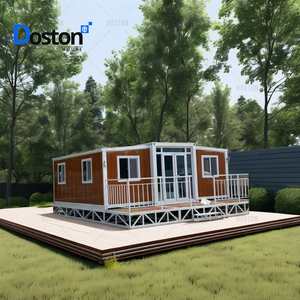 Contenedor <span class=keywords><strong>de</strong></span> techo doble con etiqueta personalizada, <span class=keywords><strong>casa</strong></span> plegable extensible <span class=keywords><strong>Xu</strong></span>, casas modulares expandibles <span class=keywords><strong>de</strong></span> 20 pies - Product Image 1