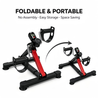 Vélo d'exercice portable pliable en fer et acier CZFIT pour usage domestique - Mini-exerciseur de jambes avec design durable