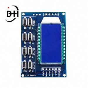 1Hz-150Khz เครื่องกำเนิดสัญญาณ 3 ทาง PWM บอร์ดความถี่พัลส์ รอบการทำงาน โมดูลปรับได้ จอแสดงผล LCD รุ่นอัพเกรด - Product Image 4