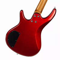 Professional 4 String Electric Bass Guitar L-B3-4 with Die-cast Tuners Roasted Maple Fingerboard