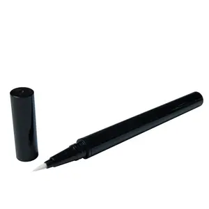 Factory Supplier 0.5ml Empty Roller Tip Eyeliner Pencil With Steel Ball Ball Straight Liner Pen