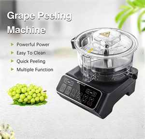 Machine à peler les fruits de comptoir professionnelle, électrique, pour raisins et tomates, éplucheur rond pour la restauration et la cuisine - Product Image 4