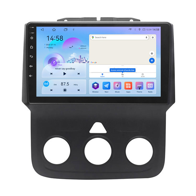 2 Din Android Autoradio Navigation System Car Dvd Player Touch Screen Radio Stereo for DODGE Ram 2012 2013 2014 2015 2016 2017