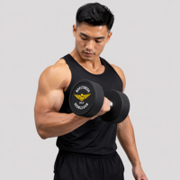 Ensemble d'haltères en fonte professionnel pour salle de sport, équipement de fitness commercial, musculation, poids libres, haltères personnalisables avec logo
