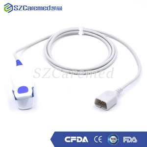 Compatible con monitores optoelectrónicos japoneses, sensor de saturación de oxímetro de pulso tipo split, sensor de dedo con forma de pez para adultos - Product Image 4