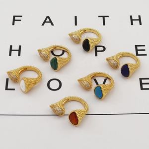 패션 여러 돌 옵션 보석 도금 <span class=keywords><strong>18k</strong></span> 골드 팔찌 사우디 아라비아 지르콘 보석 팔찌 세트 - Product Image 4